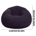 thumbnail image 4 of Inflatable Lazy Football Sofa with Entertainment Stool for Home Lounge Comfortable Portable Blow Up Couch Indoor Outdoor Relaxation, 4 of 8