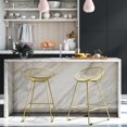 thumbnail image 2 of Tabouret de comptoir en treillis métallique Ellis CosmoLiving, 2 of 6
