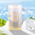 thumbnail image 1 of 2.5L Plastic Pitcher with Filter and Measurement Markings | Cold Beverage Dispenser for Coffee Tea Shops | Food Grade Commercial Drink Jug for Milk Tea Iced Coffee and Restaurant Use, 1 of 5
