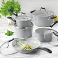 thumbnail image 3 of Starfrit The Rock Terra 10-Piece Cookware Set, Ceramic Non-Stick  Rock.Tec Surface, Thick Aluminum Base, Oven & Dishwasher Safe, PFAS-Free, 3 of 8