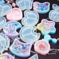 thumbnail image 3 of Moule en Silicone 12 Pcs Créatif Multiusage Mignon Moule Pendentif Moule de Coulée en Résine, 3 of 10