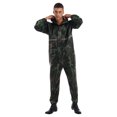 thumbnail image 3 of TiaoBug Combinaison Imperméable à Capuche une Pièce pour Homme, Combinaison de Pluie Réfléchissante, Combinaison à Fermeture Éclair, Camouflage L, 3 of 7