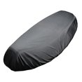 thumbnail image 3 of Motorcycle Rain Seat Cover Universal Flexible Waterproof Saddle Cover Black, 3 of 5