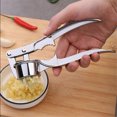 thumbnail image 1 of Birdeem Masher Kitchen Tool,Garlic Press Crusher Squeezer Presser Alloy Ginger Crusher for Kitchen Tools Gadgets for Kitchen Tools Gadgets Garlic Masher Walnut Clip, 1 of 9