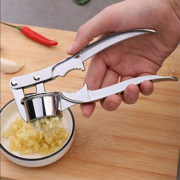 PEONAVET Garlic Press Garlic Press Crusher Presser Alloy Ginger Crusher For Kitchen Tools Gadgets For Kitchen Tools Gadgets Garlic Masher Walnut Clip