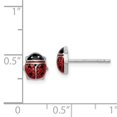 thumbnail image 2 of Boucles d'Oreilles Clous Insecte en Argent Sterling 925 pour Femme, 2 of 6