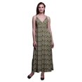 thumbnail image 1 of Bimba Robe Longue Maxi Imprimée Ikat à Bretelles Spaghetti Ajustables, Tenue de Plage d'Été - Très Petit, 1 of 6