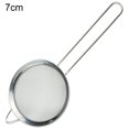 thumbnail image 3 of Fine Mesh Strainer for Kitchen Fine Mesh Stainless Steel Tea Colander Long Handle Food Sifter Flour Sieve Baking Tool, 7cm, 3 of 8