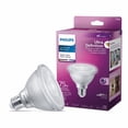 thumbnail image 1 of PHILIPS 8.5W 75W PAR30 Medium Base Ultra High Definition Bright White Dimmable Short Neck LED Light Bulb, 1 of 6