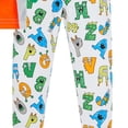 thumbnail image 4 of MIASHUI Pyjama Garçon Coton Planète Pjs Tout-Petit Ensemble de Sommeil 2 Pcs Vêtements pour Enfants, Blanc, 3-4 Ans, 4 of 4
