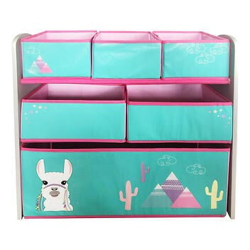 Organisateur de Jouets/étagère avec 6 Bacs en Tissu