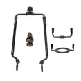 thumbnail image 1 of Support de Harpe pour Abat-Jour, avec Embout, Accessoires d'Éclairage Support de Harpe Noir, 1 of 8