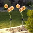 thumbnail image 2 of Solar Lights Outdoor 3 Led Solar Taraxacum Lamp Outdoor Waterproof Plastic Garden Stake Lamp, Automatically Closed for Garden Channel Decorationsolar Lights Outdoor Garden, 2 of 6