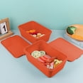 thumbnail image 1 of Portable Lunch Box, Food Storage Container With Lid, Leakproof Food Preparation Container, Reusable Dishwasher-safe, For Home Office School Picnics, ABS Material, 1 of 7
