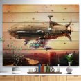 thumbnail image 2 of Design Art - Dirigible Balloon in Sky over City, 2 of 5