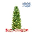 thumbnail image 1 of Patiojoy 6FT Pre-lit Hinged Artificial Pencil Fir Christmas Tree with UL-listed Lights, 1 of 10