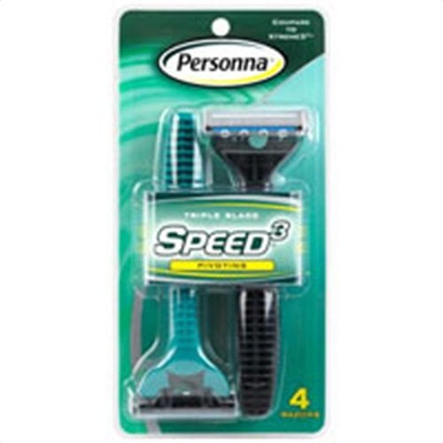 Personna Razor Blades Triple Blade, 4 Count