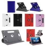 360 Degree 7/8/9/10Inch Universal Tablet Case Faux Leather Stand Cover