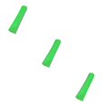 thumbnail image 2 of relayinert Enhanced Durability With Premium Plastic Motorcycle Spoke Covers Universal green 3Set, 2 of 6