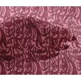 thumbnail image 4 of oneOone Viscose Chiffon Fabric Leaves & Floral Block Decor Fabric Printed BTY 42 Inch Wide, 4 of 4