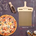 thumbnail image 2 of Sliding Pizza Peel - 12 Inch Pizza Peel with Handle and Baking Cloth, Non-stick Pizza Peel for Transferring Bread Dough, Kitchen Essential Baking Pizza Sliding Peel for Oven Use, 2 of 7