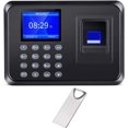 thumbnail image 1 of Time Clocks for Employees Small Business,Attendance Machine with Fingerprint,Password Punching in One,Office Fingerprint Time Clock with 1000 Fingerprints,with 16G U-Disk, 1 of 8