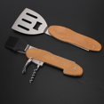 thumbnail image 1 of Folding Barbecue Tool, Compact Portable Grill Accessories Fork And Bottle Opener 5 In 1 Function BBQ Grilling Tools Set  For Outdoor Barbecue Grills, 1 of 8