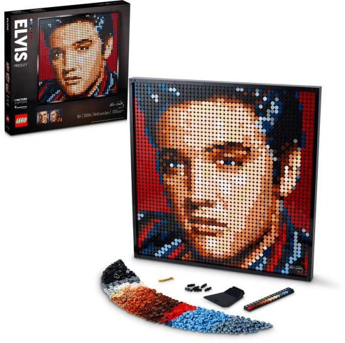 31204 Elvis Presley The King Portrait Lego Art Set