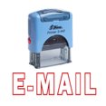 thumbnail image 1 of E-MAIL Self Inking Rubber Stamp Office Stationary Custom Shiny Stamp, 1 of 1