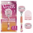 thumbnail image 1 of Venus Miami Sunset Comfortglide, 1 Women's Razor, 2 Refills, 1 of 8