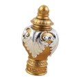 thumbnail image 2 of veasfak Curtain Pole Finials Flower Pattern Curtain Rod End for Kitchen Bedroom Home gold, 2 of 9