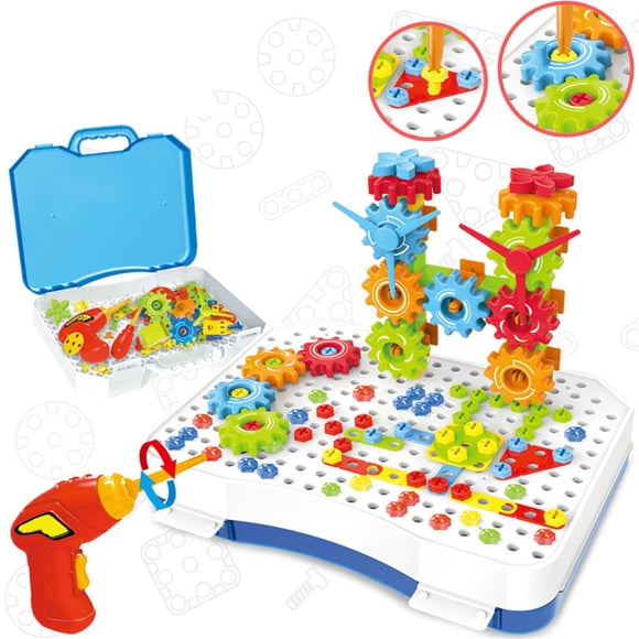 Kids Educational Disassembly Drill Nut Tool Set Toy for Learning Engineering Building11.89x9.45x2.36 inch