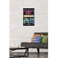 thumbnail image 3 of Pokémon - Neon Group Wall Poster, 14.725" x 22.375" Framed, 3 of 4