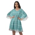 thumbnail image 1 of Moomaya Robe de Plage Imprimée Vêtements de Vacances Femmes Robes en Georgette pour Femmes, 1 of 6
