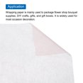 thumbnail image 4 of Unique Bargains Tissue Gift Wrapping Paper Tissue Paper Pink 19.69x27.56 Inch 100 Pack, 4 of 7