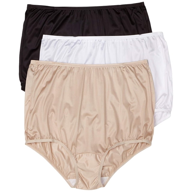 Vanity Fair Womens Perfectly Yours Ravissant Full Brief 3-Pack, 9