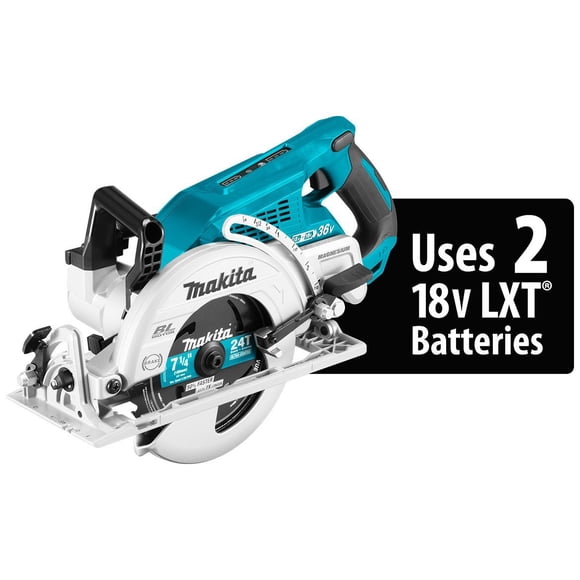 Makita XSR01Z 18V X2 LXT Lithium-Ion 36V Brushless Cordless Rear Handle 7-1/4" Circular Saw, Tool Only