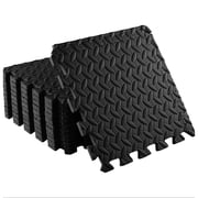 Extra Thick Foam Puzzle Exercise Mat Home Gym Protective Flooring Yoga Fitness Mats Soft Floor Padding Exercise Equipment Mat Black 11.81*11.81inch 12PCS