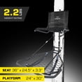 thumbnail image 3 of Hawk Kickback LVL Hang-On Deer Hunting Tree Stand with XL Seat and Platform, 3 of 12