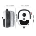 thumbnail image 4 of High Pressure Steam Cleaner 2500W Handheld High Temp Portable Cleaning Machine For Home Use Grout Tile Car Detailing Kitchen Bathroom(White), 4 of 7
