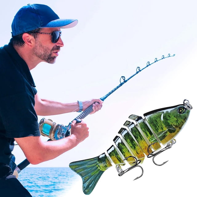 Efficient Fishing Artifact Swimming Realistic Design Attract Fish Catfish & Attractants For Freshwater Angling