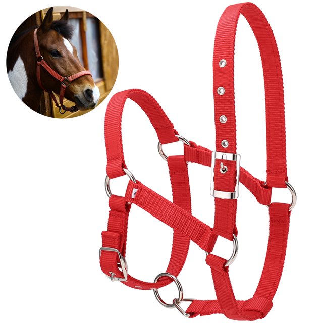 Cheval Licou Épaissi Ajustable Créatif Cheval Bride Collier de Tête de Cheval