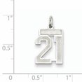 thumbnail image 2 of Pendentif Breloque en Argent Sterling 925 Numéro 21, 2 of 6