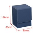 thumbnail image 4 of Trading Card Deck Box Organizer Storage Premium Baseball Holder Holds 100+ Card for MTG Card Blue, 4 of 9