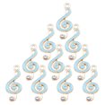 thumbnail image 4 of 10 Pcs Breloques Notes de Musique DIY Fabrication de Bijoux Breloques Symboles de Musique en Métal, 4 of 8