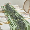 thumbnail image 4 of WRKEKC Clearance Simulated Willows Leaf Eucalyptuss Rattan Artificial Round Apples Leaf Ivy Wedding Party Decoration Eucalyptuss Leaf Rattan, 4 of 6