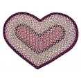 thumbnail image 1 of Mr. MJs Trading AG-64105 Tapis Cœur Tressé, 1 of 1