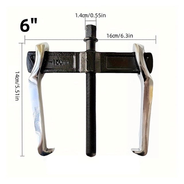 1-Pack 4/6/8 Inch Two-Jaw Puller Bearing Release Lifter Bearing Removal Quick Disconnect Bushing Automotive Repair Tool ,High Adaptability