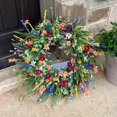 thumbnail image 4 of Spring and Summer Wreath Door Wreath, , Home Decor Artificial Flower 40cm, 4 of 8