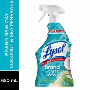 LYSOL® ALL PURPOSE CLEANER TRIGGER - Nouveau jour de coco & Minéraux marins 650mL, Lysol Nettoyant tout-peu pratique